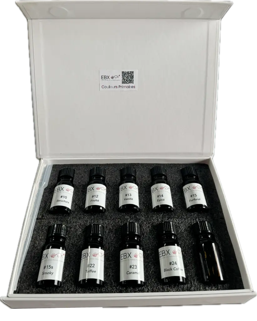 Kit di supporto alle decisioni enologiche – 9 “COLORI PRIMARI” by EBX