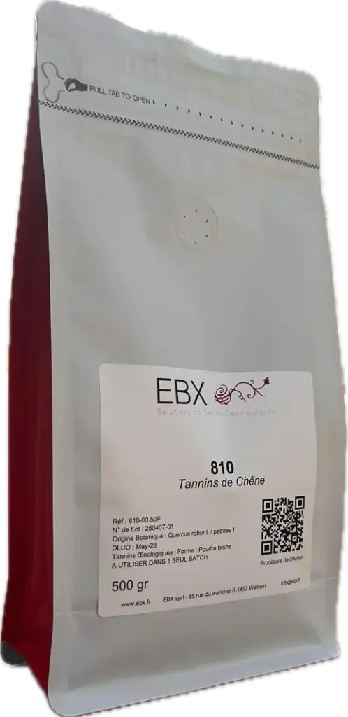 EBX 810 – Tanins chêne français – idéal pour la structure et la protection